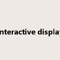 interactive display是什么意思