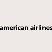 american airlines是什么意思