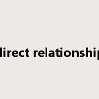 direct relationship是什么意思