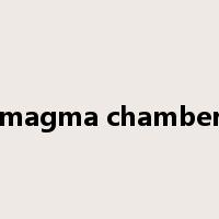 magma chamber是什么意思