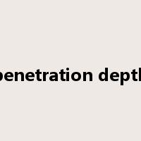 penetration depth是什么意思