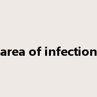 area of infection是什么意思