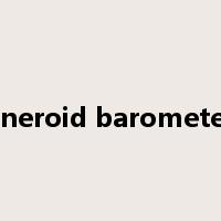 aneroid barometer是什么意思