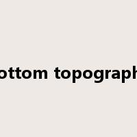 bottom topography是什么意思