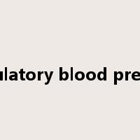 ambulatory blood pressure是什么意思