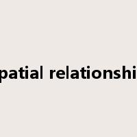 spatial relationship是什么意思