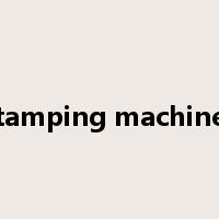 tamping machine是什么意思