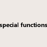 special functions是什么意思