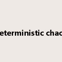 deterministic chaos是什么意思