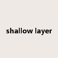 shallow layer是什么意思