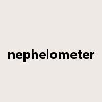 nephelometer是什么意思