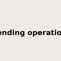 lending operation是什么意思
