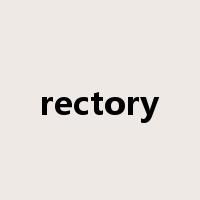 rectory是什么意思
