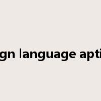 foreign language aptitude是什么意思