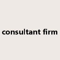 consultant firm是什么意思