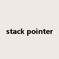 stack pointer是什么意思