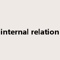internal relation是什么意思