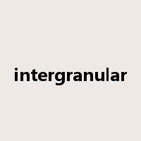 intergranular是什么意思
