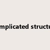 complicated structure是什么意思