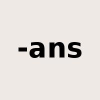 -ans是什么意思