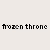 frozen throne是什么意思