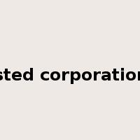 listed corporations是什么意思