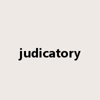 judicatory是什么意思
