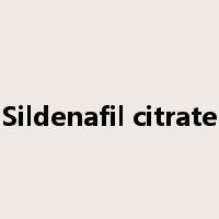 Sildenafil citrate是什么意思