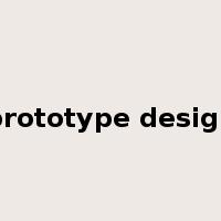 prototype design是什么意思