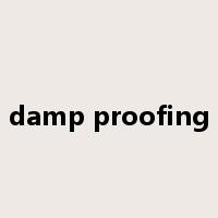 damp proofing是什么意思