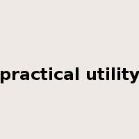 practical utility是什么意思