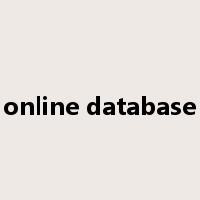 online database是什么意思