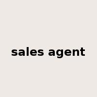 sales agent是什么意思