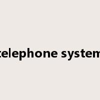 telephone system是什么意思