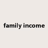 family income是什么意思