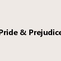 Pride & Prejudice是什么意思