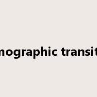 demographic transition是什么意思