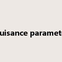 Nuisance parameter是什么意思