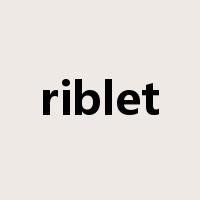 riblet是什么意思