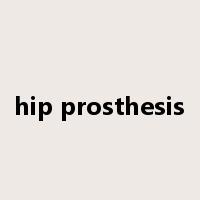 hip prosthesis是什么意思
