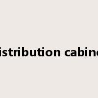 distribution cabinet是什么意思