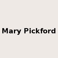 Mary Pickford是什么意思