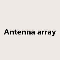 Antenna array是什么意思