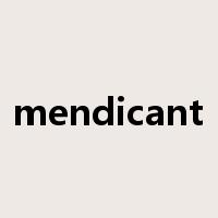 mendicant是什么意思