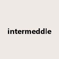 intermeddle是什么意思