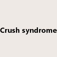 Crush syndrome是什么意思