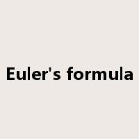 Euler's formula是什么意思