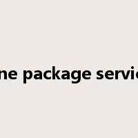 one package service是什么意思
