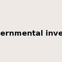 nongovernmental investment是什么意思