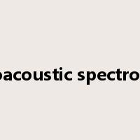 photoacoustic spectroscopy是什么意思